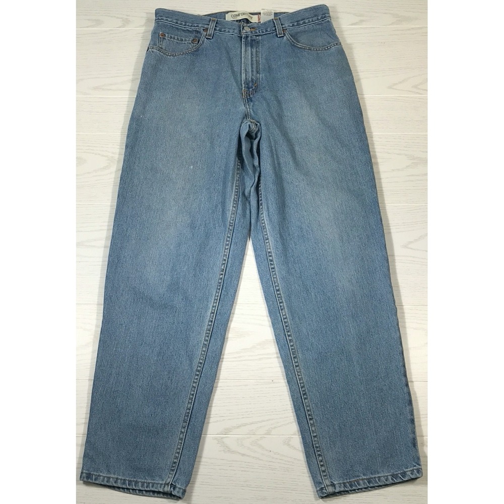Vintage Levis 560 Comfort Fit Jeans Men 34x32 Blue Denim 100% Cotton Tapered Y2K